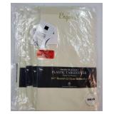 Party Solids 66% Thicker Premium Plastic Table Cloth Rectangle Table Cover 0.5 Mil 6 Pack Ivory Table Cloth 54 Inch x 108 Inch Disposable Tablecloth Won