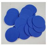 Carpet Spots Markers Carpet Circles Carpet Dots Markers for Kids Classroom Social Distancing and Wait Line Up, Carpet Floor Dots for Classroom Decoration Teacher Supplies, 25 Pairs, BLUE