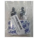1oz Amber Glass Dropper Bottles (30mL) with Tapered Glass Droppers - Pack of 2