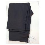 Yoga Pants for Women Capris High Waist Leggings with Pockets Wide Leg Exercise Workout Crop Straight Open Bottom Black M - Retail: $32