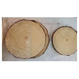 Set of 10 Wood Slices for centerpieces! Wedding and Baby Shower centerpieces (Set of 10 Medium (9-11)). ONE IS CRACKED. - Retail: $45"