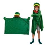 Franco Elf The Movie Buddy Holiday Christmas Kids Bedding Soft Cozy Hooded Throw Blanket, 30 in x 50 in, (Officially Licensed Product)
