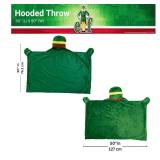 Franco Elf The Movie Buddy Holiday Christmas Kids Bedding Soft Cozy Hooded Throw Blanket, 30 in x 50 in, (Officially Licensed Product)