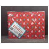 Christmas Flexible Cutting Boards, Non Slip, Plastic Cutting Mat Boards w/ EZ-Grip Back (Set Of 6 Mats) BPA Free, Dishwasher Safe & Easy To Clean
