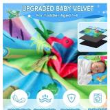Airplane Seat Extender for Kids, Toddler Airplane Bed, Travel Essentials for Kids, Dinosaur