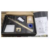 POP SANITARYWARE Shower Faucet Set Brushed Gold Bathroom Rainfall 10 Inch Shower Head System Single Handle Shower Trim Kit with Valve