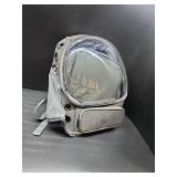 Cat Backpack Carrier, Bubble Expandable Cat Carrier for Cats or Small Dogs up to 15lbs, Airline-Approved, Large Space & Breathable Pet Backpack for Traveling, Hiking. Appears pre-owned
