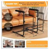 Couch Stand Assist with Wide Handle for Elderly, Height & Width Adjustable Chair Lift Assistance for Seniors, Pregnancy, Disabled, Soft Grip Mobility Aid,450 lbs Capacity (Black)