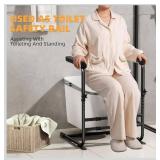 Couch Stand Assist with Wide Handle for Elderly, Height & Width Adjustable Chair Lift Assistance for Seniors, Pregnancy, Disabled, Soft Grip Mobility Aid,450 lbs Capacity (Black)