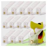 12 Pack Shoe Slots Organizer, Shoe Stackers Organizer for Closet Adjustable Shoe Holder