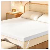 Vipfree 3 Inch Memory Foam Mattress Topper Twin XL Size, 2 Inch Cooling Egg Crate Gel Memory Foam Plus 1 Inch High Density Gel Bed Topper