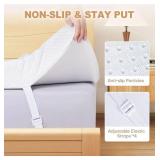 Vipfree 3 Inch Memory Foam Mattress Topper Twin XL Size, 2 Inch Cooling Egg Crate Gel Memory Foam Plus 1 Inch High Density Gel Bed Topper
