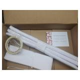 White Bow Birthday Decorations Coquette: Wedding Party Backdrop Velvet 25in Large Bow