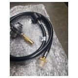 MOASKER Upgraded Grill Regulator Replacement Parts with 5 FT Propane Adapter Hose Kits for Blackstone 17" & 22" Tabletop Griddles Blackstone Regulator and Propane Hose Kits 1lb to 20lb Converter"