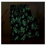 Wesan Gaming Gamer Glow in The Dark Blanket Boys Kids Teens Birthday Christmas Easter Age 1 to 13 Video Game Toys Fun Fluffy Plush Throw 50"x60"