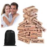 Lust Tower Game for Couples - Super Naughty Block Stacking Challenge, Date Night Game for Valentine