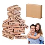 Lust Tower Game for Couples - Super Naughty Block Stacking Challenge, Date Night Game for Valentine