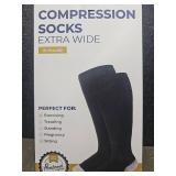 Pembrook Extra Wide Compression Socks 20-30 mmHg - Retail: $19