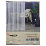 TrendShine Embroidered Sheer Curtain Panel - Retail: $15