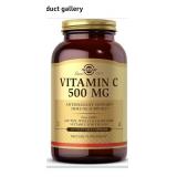Solgar Vitamin C 500 mg, 250 Vegetable Capsules - Antioxidant & Immune Support - Overall Health - Supports Healthy Skin & Joints - Non-GMO, Vegan, Gluten Free, Kosher - 250 Servings