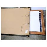 Sorbaria Rectangle Rattan Mirror, 30 in. x 40 in.  - Retail: $230