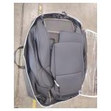 Tesla Model Y Car Seat Covers Nappa Leather Car Interior Seat Airbag Compatible Cushion Cover Full Set Custom Fit 2020 to 2024, Nappa Black, Retail: $250.00 - Retail: $249