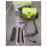 Sun Joe AJ801E Electric Scarifier Lawn Dethatcher with 5 Position Depth Control Knob, 12 Amp Motor, 13 inch Path (Bag Not Included)  - Retail: $189