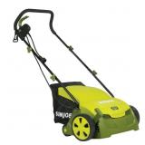 Sun Joe AJ801E Electric Scarifier Lawn Dethatcher with 5 Position Depth Control Knob, 12 Amp Motor, 13 inch Path (Bag Not Included)  - Retail: $189