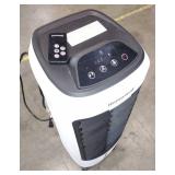 Honeywell Quiet 120v White 30.7" Indoor Portable Evaporative Cooler with Remote (TC10PEU) 2.6 Gallon  - Retail: $120"