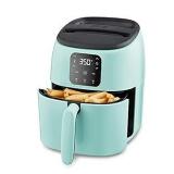 Dash Tasti-Crisp Digital Air Fryer with AirCrispÂ® Technology, Custom Presets, Temperature Control, and Auto Shut Off Feature, 2.6 Quart - Aqua (B08QQRH2Z9) - Retail: $150