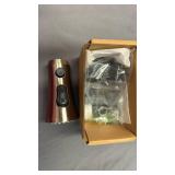Hibbent Pull Down Kitchen Faucet Head Replacement, 3-Function NSF/ANSI/CAN 61 & CUPC Certified Sink Spray Nozzle, 15 Adapters, Compatible with Moen, Delta, Kohler Faucets, Brushed Nickel