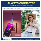 Lightinginside GU10 Smart Light Bulbs 50W Equivalent, 38Â°Beam Angle, Smart Bulb Works with Alexa/Google Home/Smart Life, 5W 420LM, RGBCW Bluetooth Spotlight Track Light, 2.4G WiFi, ETL Listed, 4PCS