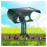 4 Pcs Solar Ultrasonic Animal Repellent