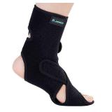 JOMECA Drop Foot Brace with Arch Support, Adjustable AFO Foot Orthosis Brace for Walking, Relieve the Instability of Lower Limbs by MS, TBI, Stroke, Cerebral Palsy, Fracture (Left, X-Large)