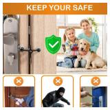 Portable Door Lock Upgraded Stoppers, Hotel Doors Locks for Travelers Safety Locker Jammer Security Devices from Rooms Inside Travel Home Apartment Bedrooms Essentials Reinforcement for Women