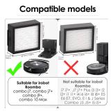 (6 Pack) Combo 10 Max Replacement HEPA Filter for iRobot Roomba Combo j7+ plus/Combo j9+/ Combo 10 Max Robot Vacuum HEPA Filters Accessories ãNOT FOR Roomba j7+/ Roomba j9+, Combo i5+/ j5+ã
