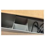 Squirrel Gray Bedside Perch â Perfect dorm gift & small space essential! USB-C & A charging, cup holder fits Hydro Flask, YETI, S