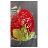 zhidiloveyou Strawberry Plush Red Cute Stuffed Strawberry Toy Fruit Pillow for Kids, 9 inch