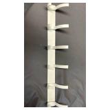 Peasulin Over The Door Hooks, Sturdy Door Hanger, Large Over The Door Towel Rack with 12 Hooks, Heavy Duty Easy to Install, for Bathroom, Bedroomï¼Kitchenï¼Hanging Towels, Coats (White)