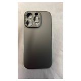 JETech Slim Case for iPhone 16 Pro 6.3-Inch with Camera Lens Full Protection, Ultra-Thin Lightweight Matte Finish Minimalist Protective Phone Cover (Black Titanium)