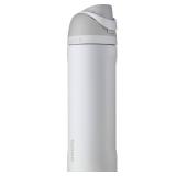 Owala FreeSip Insulated Stainless Steel Water Bottle with Straw, BPA-Free Sports Water Bottle, Great for Travel, 24 Oz, Shy Marshmallow