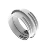Portable Air Conditioner Hose Connector for Both 5.1\"/5.9\" Exhasut Vent Hoses with Clockwise & Counter Clockwise Threads, Universal Mobile AC Unit Vent Hose Coupler Coupling Extension