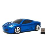 WUQIDA Wireless Car Mouse, Sport Car Shaped Mouse Mice for Computer, Laptop, PC, Mac with LED Light (Blue)
