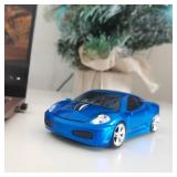 WUQIDA Wireless Car Mouse, Sport Car Shaped Mouse Mice for Computer, Laptop, PC, Mac with LED Light (Blue)