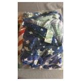 Boys Two Piece Rash Guard American Flag Swimsuits Kids Long Sleeve Red Blue Stripe Swimwear Sets Zipper Bathing Suit with Swimming Short for 4-5 Years