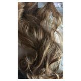 KooKaStyle Invisible Wire Hair Extensions Long Straight Layered Synthetic with Transparent Wire Adjustable Size 6 Secure Clips Hairpieces for Women 20 Inch (20 Inch, COCOA#)