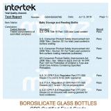 Matyz Glass Breastmilk Storage Bottles, 6 Pack, 6 oz, Compatible With Spectra Medela Breast Pump - Freezer Safe Storage Bottles Set - Wide Mouth Breastmilk Storage Containers - BPA Free (Blue Lids)