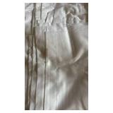 Valencia Beddings Split Corner Bed Skirt 16 Inch Drop King Size 100% Natural Cotton Wrinkle and Fade Resistant King Size, White Solid