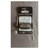 Braun Series 6 Electric Shaver Replacement Head with Sensitive Skinguard, Easily Attach Your Shaver Head, Compatible with New Generation Series 6 Shavers, 64B, Black