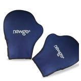 NEWGO Hand Ice Pack Golves for Pain Relief, 2 Pack Cold Gloves for Chemotherapy Neuropathy, Ice Gloves for Hands Finger Injuries, Arthritis, Working Hands - Navy Blue